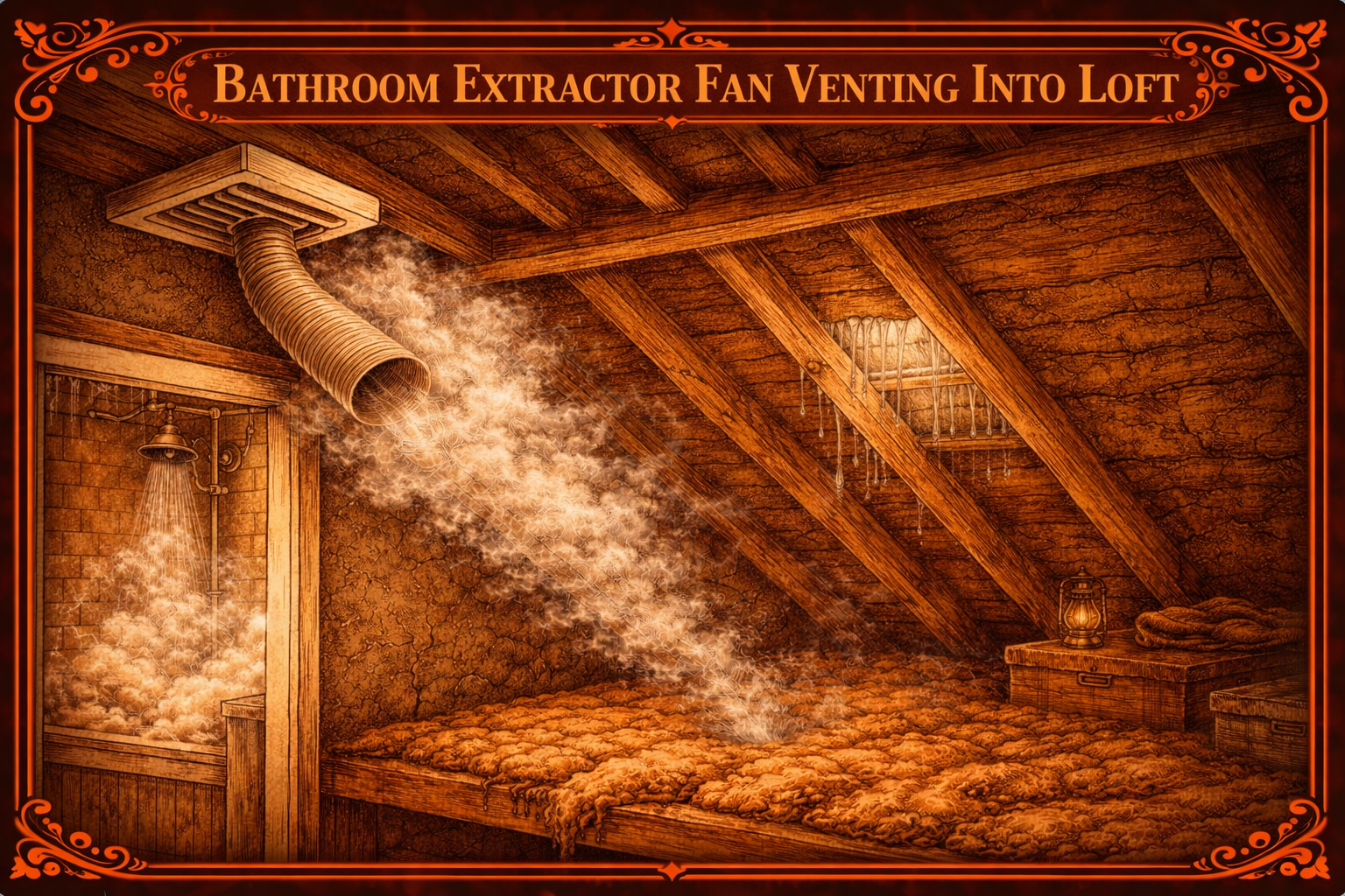 Bathroom Extractor Fan Venting Into Loft