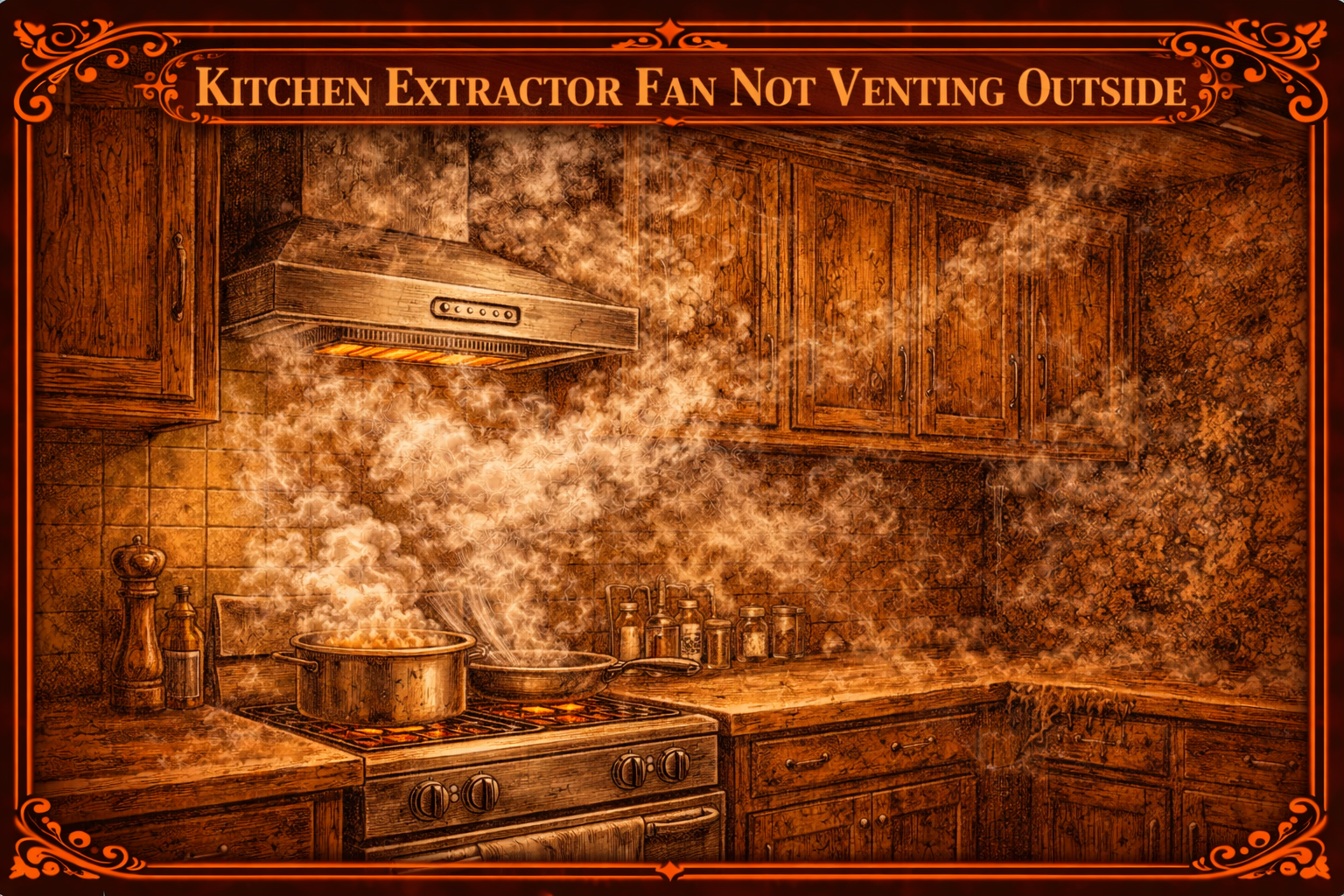 Kitchen Extractor Fan Not Venting Outside